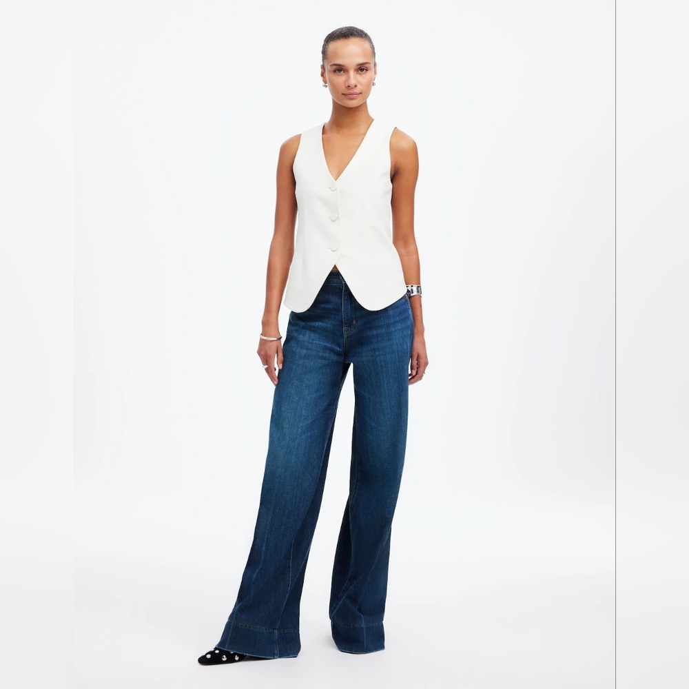 Madwell Curvey Superwide-leg Jeans (27T - 35" Inseam) NWT